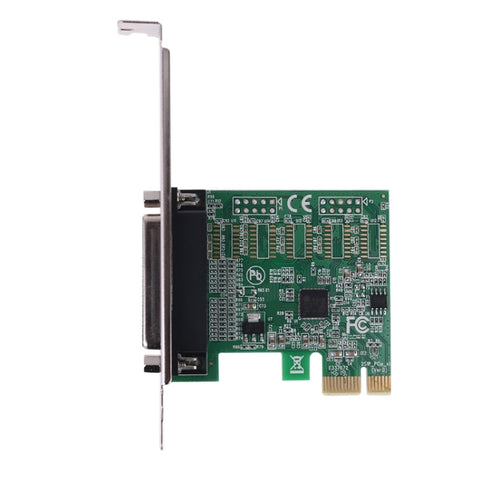 Porta parallela DB25 25pin PCIE Riser Card Stampante LPT a PCI-E Express Card Adattatore convertitore AX99100
