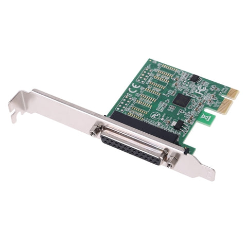 Porta parallela DB25 25pin PCIE Riser Card Stampante LPT a PCI-E Express Card Adattatore convertitore AX99100