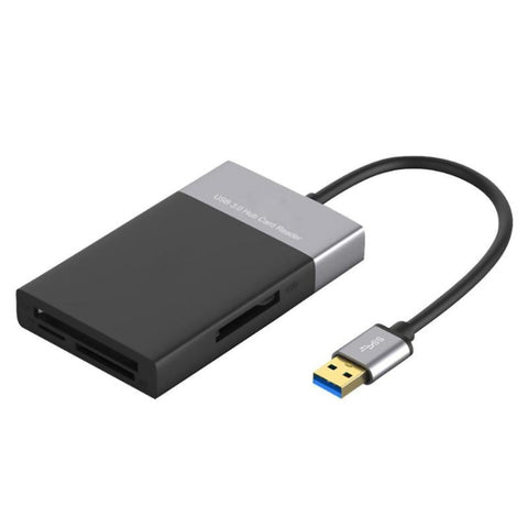adattatore-hub-6-in-1-usb-3-0-con-supporto-per-schede-cf-tf-sd-e-xqd - immagine 2