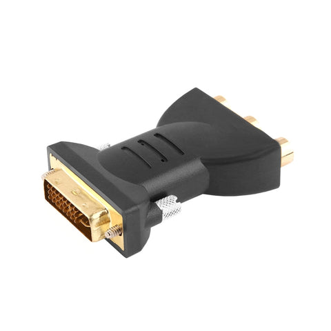 convertitore-di-componenti-av-audio-video-placcato-oro-dvi-i-24-5-maschio-a-3-rca-placcato-oro - immagine 2