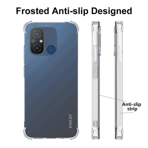 cover-custodia-trasparente-antiurto-in-tpu-per-redmi-12c-4g-enkay-hat-prince - immagine 2