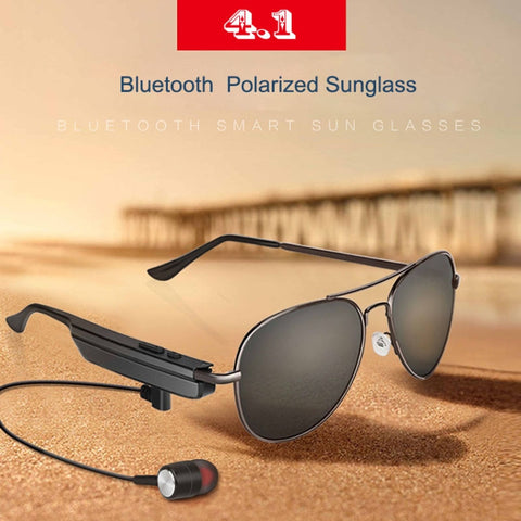auricolari-bluetooth-a8-wireless-con-occhiali-da-sole-e-microfono - immagine 2
