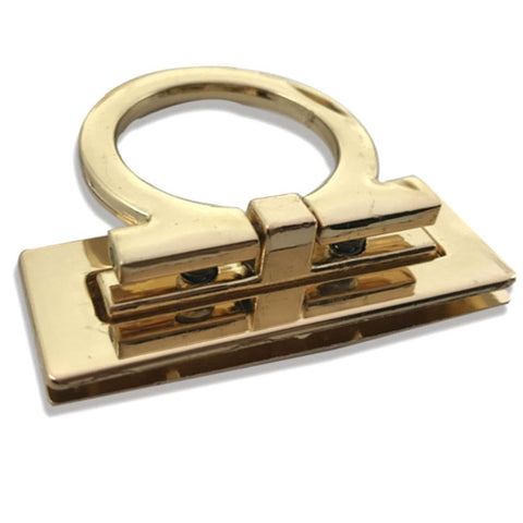chiusura-per-naso-toro-grande-per-borsetta-da-10-pezzi-big-bull-nose-lock - immagine 2