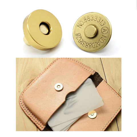 Fibbia Magnetica Invisibile Super Resistente da 18 mm - Set di 10