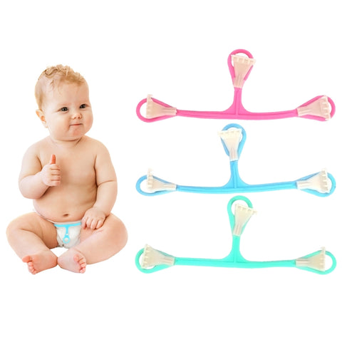 Fibbia per pannolini per bambini - Set da 3 pezzi con artiglio in