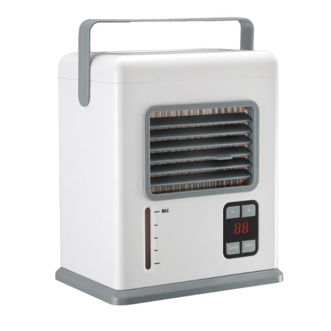 Raffreddatore d'aria da tavolo Batteria plug-in Aria condizionata a doppio uso Display digitale intelligente Mini dispositivo di raffreddamento dell'aria