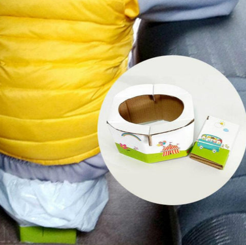 Vasino pieghevole da viaggio portatile per urina, mini WC mobile di emergenza, Travel Urine Bag