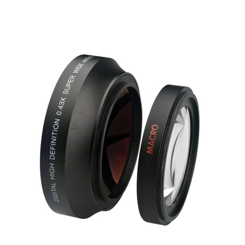 Obiettivo Fisheye Super Grandangolare 0.43X 67mm con Funzione Macro