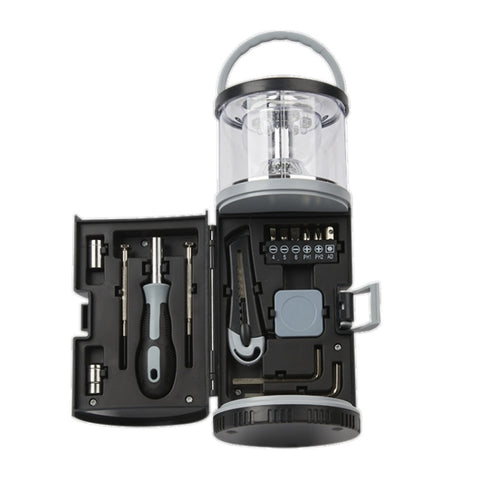 RX340 Lampada da campeggio per uso domestico 15 in 1 con set di strumenti hardware