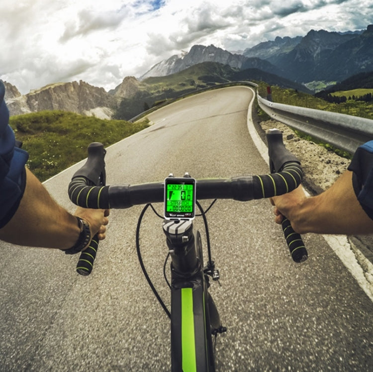 WEST BIKING Misuratore di codice wireless per mountain bike Tachimetro impermeabile multifunzionale a grande schermo, Large-Screen