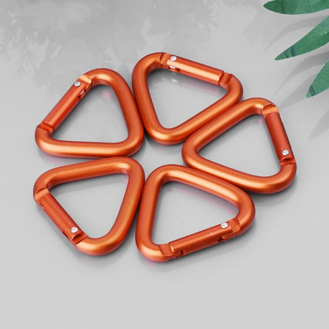 Moschettone Triangolare per Campeggio - Set da 10 Pezzi per