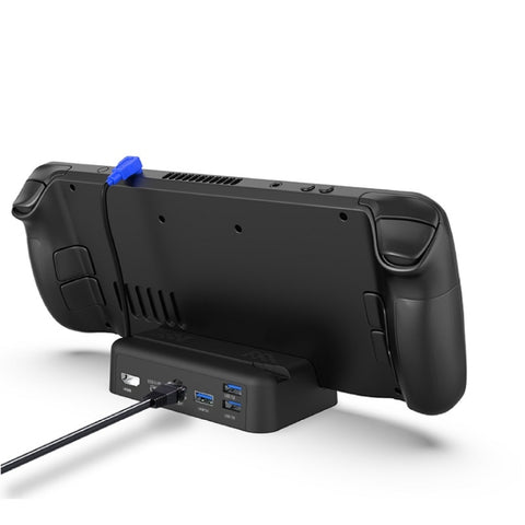 PGTECH Per Steam Deck Console di gioco Base Supporto trasmissione dati con porta di rete, PGTECH Game Console Base