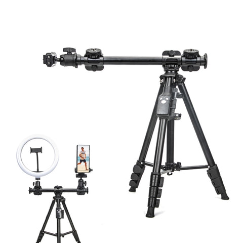 YUNTENG 6109 Treppiede per riprese dall'alto della fotocamera Staffa universale per trasmissione in diretta per telefoni cellulari, YUNTENG 6109