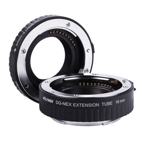 Per fotocamera Sony VILTROX DG-NEX Set di anelli macro con anello ravvicinato automatico