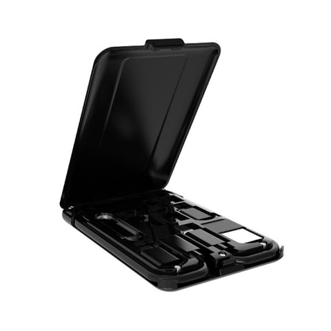 bm3016c-organizzatore-cavo-dati-caricatore-wireless-15w-con-supporto-per-telefono-pieghevole-adattatore-bm3016c-black - immagine 2