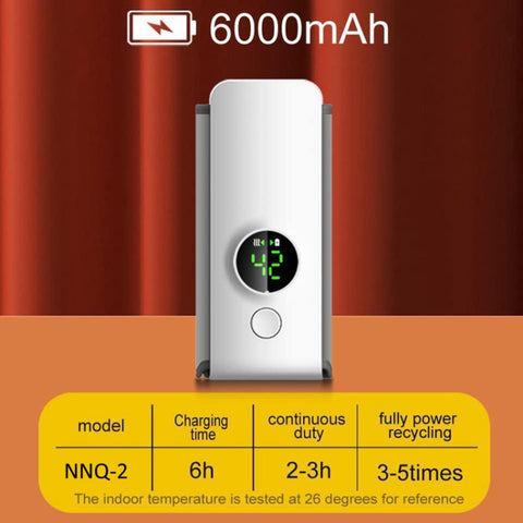 Scaldabiberon 18W 6000mAh con Display Digitale e Regolazione Temperatura a 6 Livelli NNQ-2 - Perfetto per Neonati e Bambini