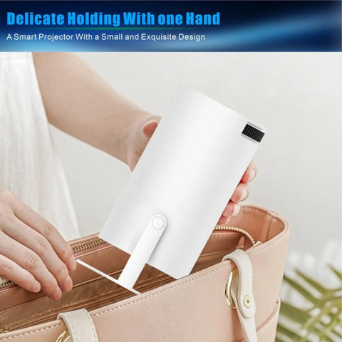 Proiettore Smart HY300 PRO – Compatto, 120 Lumen, Android 11.0, Perfetto per Casa e Viaggi