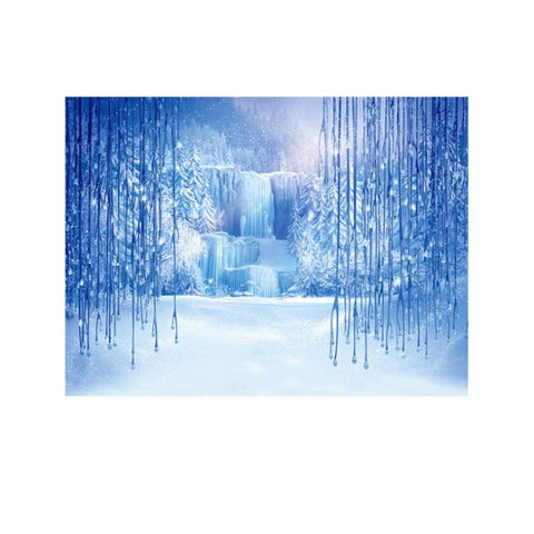 Sfondo Fotografico per Feste Frozen - 2,1 m x 1,5 m