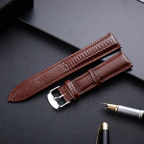 cinturino-per-orologio-con-cinturino-in-pelle-con-texture-lucertola-dimensioni-24-mm-size-24mm - immagine 1