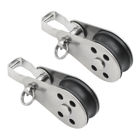Puleggia per yacht in acciaio inossidabile 316 da 2 pezzi, Yacht Pulley