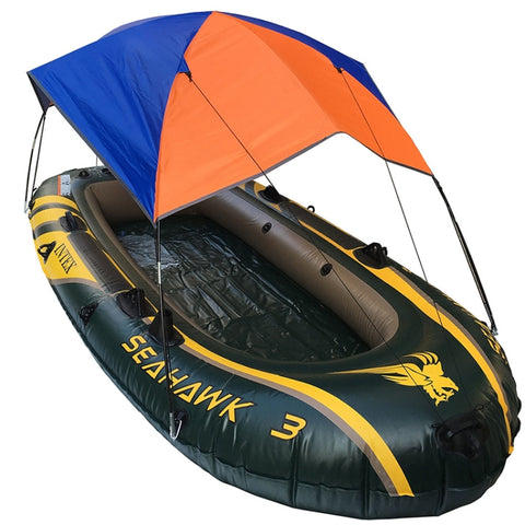 Tenda Parasole Pieghevole per Barche Gonfiabili e Canoe fino a 4