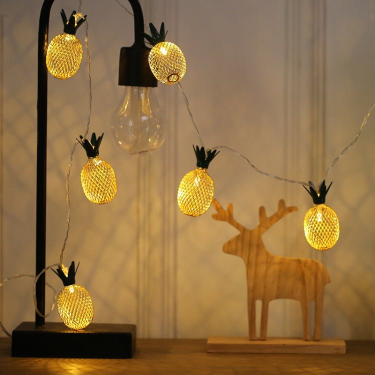 Lampada decorativa fata calda a 20 LED in stile adolescente per Natale, matrimonio, camera da letto, Pineapple - Novalix Store