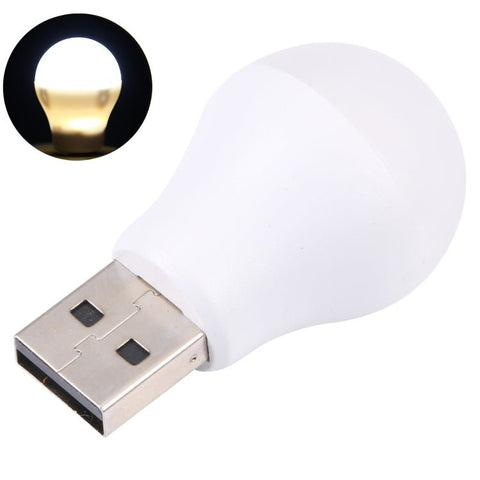 Lampadina notturna a LED USB 3 LED 5730 SMD, DC 5V, 3 LEDs Bulb - Novalix Store