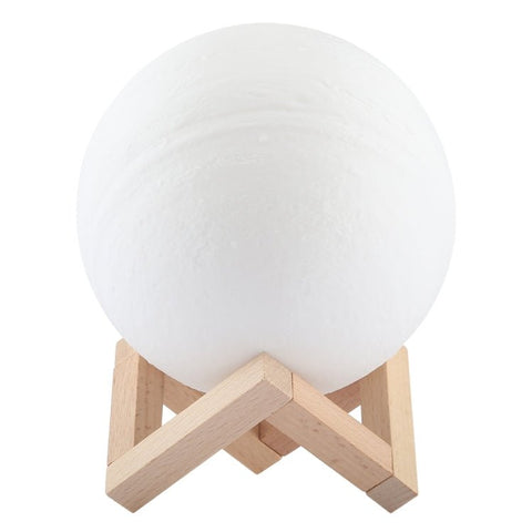 Luce notturna a LED a risparmio energetico con ricarica USB a 2 colori con base di supporto in legno, Touch Control 2 - Color(15cm) - Novalix Store