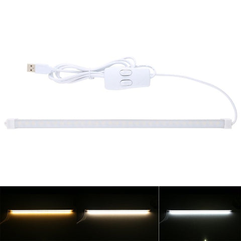 Striscia LED USB a tre colori da 34 cm 60 LED 400LM con interruttore - Novalix Store