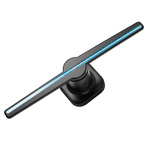 Ventola con display olografico ologramma a 224 LED con telecomando, supporto scheda Micro SD da 4 GB, CA 100 - 240 V, 450 x 224 Pixels - Novalix Store