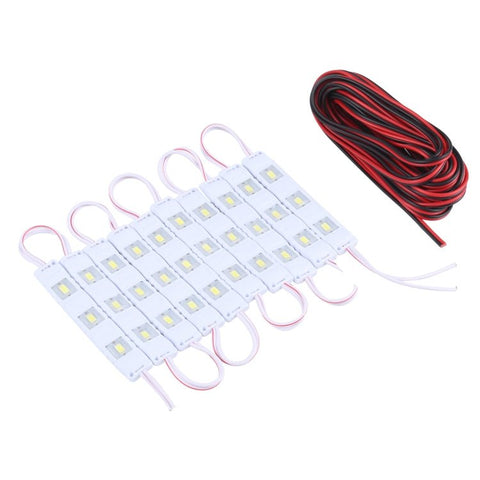 30 LED 5630 Moduli LED SMD Luce decorativa impermeabile a luce bianca, lunghezza cavo 5 m, DC 12V, 30LEDs 5630 SMD - Novalix Store