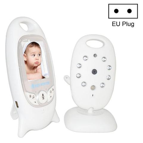 VB601 Monitor per bambini portatile con schermo LCD da 2,0 pollici, supporto per conversazione bidirezionale, visione notturna, VB601