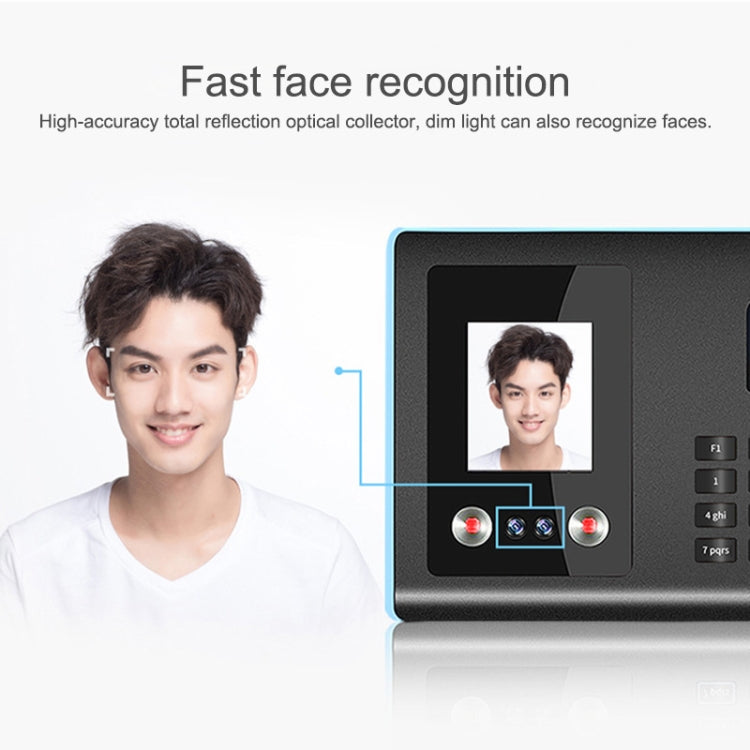 Face Recognition Fingerprint Time Attendance System for