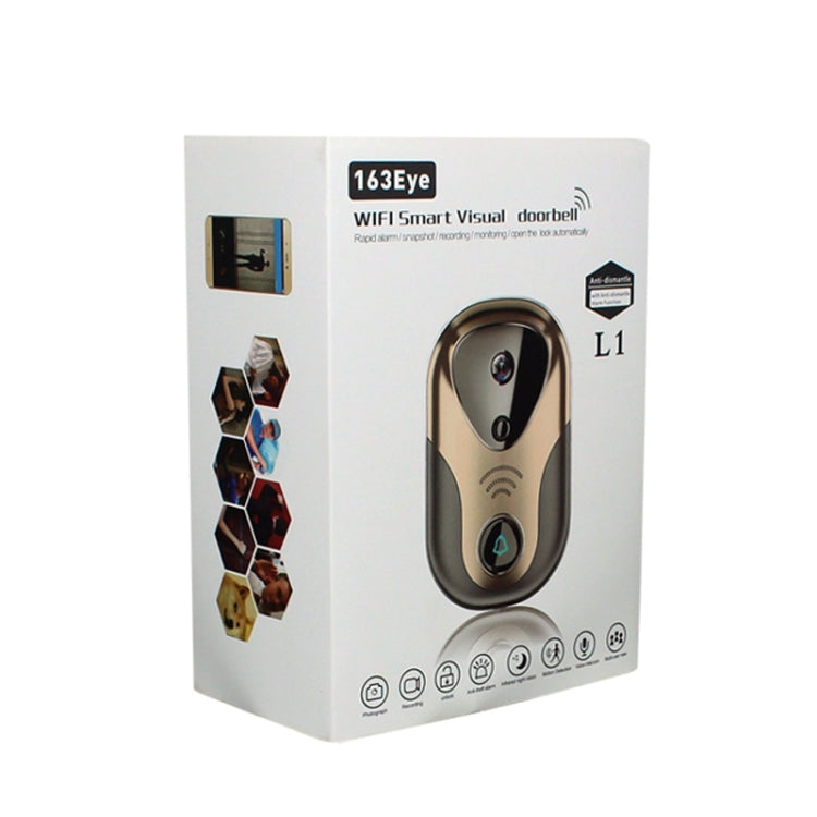 Smart WiFi HD Intercom Doorbell with Night Vision & SD