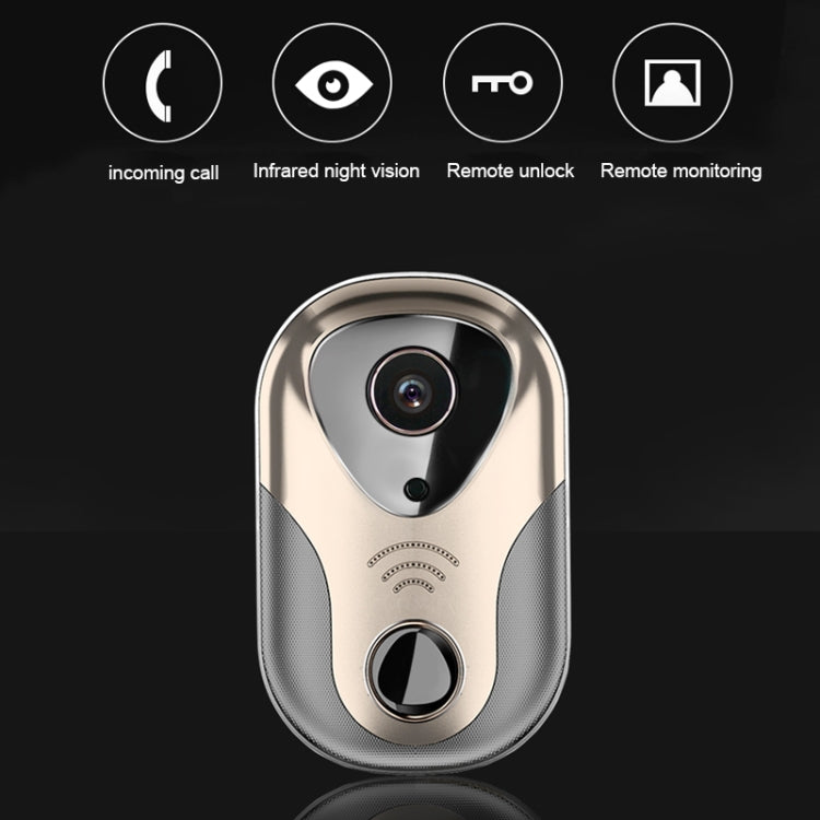 Smart WiFi HD Intercom Doorbell with Night Vision & SD