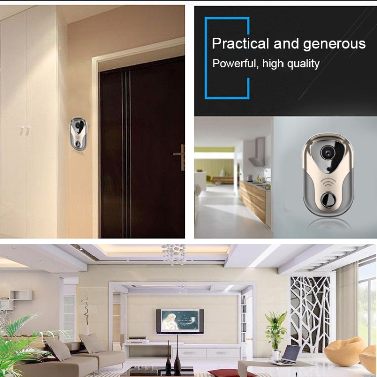 Smart WiFi HD Intercom Doorbell with Night Vision & SD