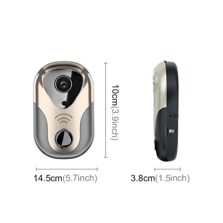 Smart WiFi HD Intercom Doorbell with Night Vision & SD