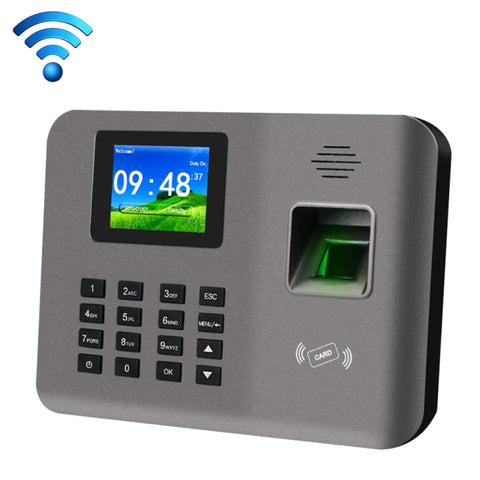 Realand AL325D Rilevazione presenze con impronta digitale con schermo a colori da 2,4 pollici e funzione carta d'identità, WiFi e batteria, AL325D