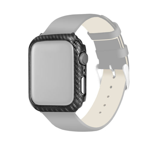 Custodia protettiva per telaio in fibra di carbonio per PC per Apple Watch serie 6 e SE e 5 e 4 44 mm, For Apple Watch Series 6 &amp; SE &amp; 5 &amp; 4 44mm
