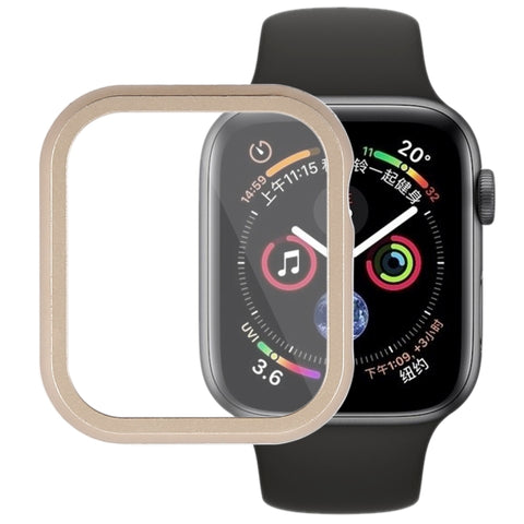 Étui de protection avec support antérieur en métal pour Apple Watch séries 5 et 4 44 mm, séries 5 et 4 44 mm