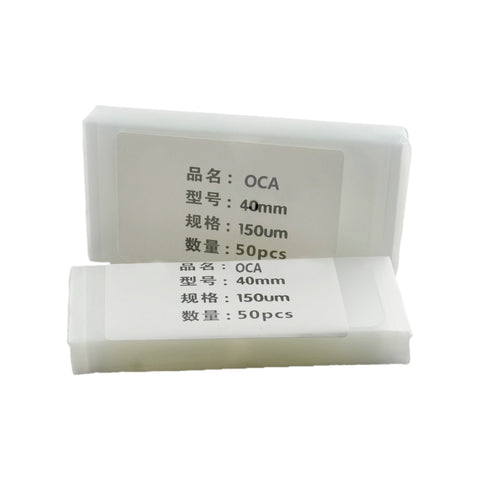 Adesivi OCA Trasparenti per Apple Watch Serie 4/5/6 - 40MM (50 Pezzi)