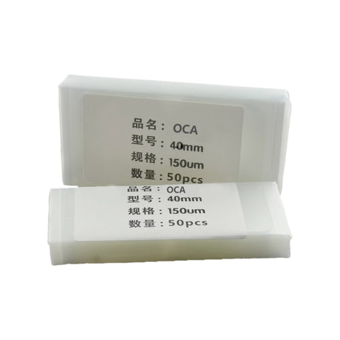 Adesivi OCA trasparenti per Apple Watch Serie 4/5/6 - 44MM (50 pezzi)