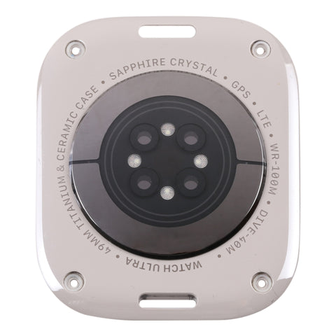 Cover posteriore in vetro con modulo di ricarica per Apple Watch Ultra 49mm, For Watch Ultra 1 49mm