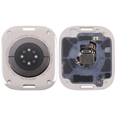 Cover posteriore in vetro con modulo di ricarica per Apple Watch Ultra 49mm, For Watch Ultra 1 49mm