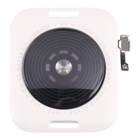 Cover posteriore in vetro con bobina di ricarica wireless per Apple Watch Series SE 2022 40mm LTE Edition, For Watch Series SE 2022 40mm LTE