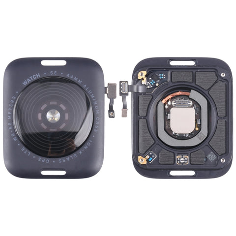 Cover posteriore in vetro con bobina di ricarica wireless per Apple Watch Series SE 2022 44mm LTE Edition, For Watch Series SE 2022 44mm LTE