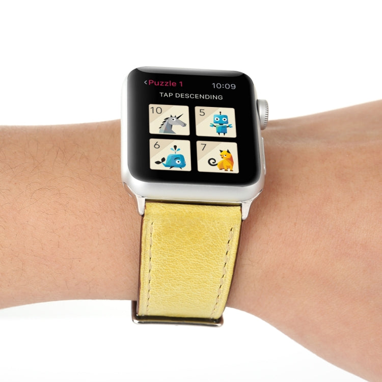 Genuine Leather Watch Band for Apple Watch Series 10 & SE