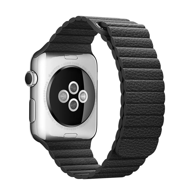 PU Leather Apple Watch 38mm Band with Magnetic Closure