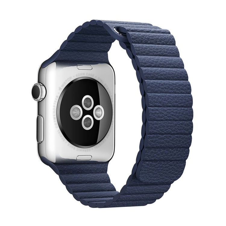 PU Leather Apple Watch 38mm Band with Magnetic Closure