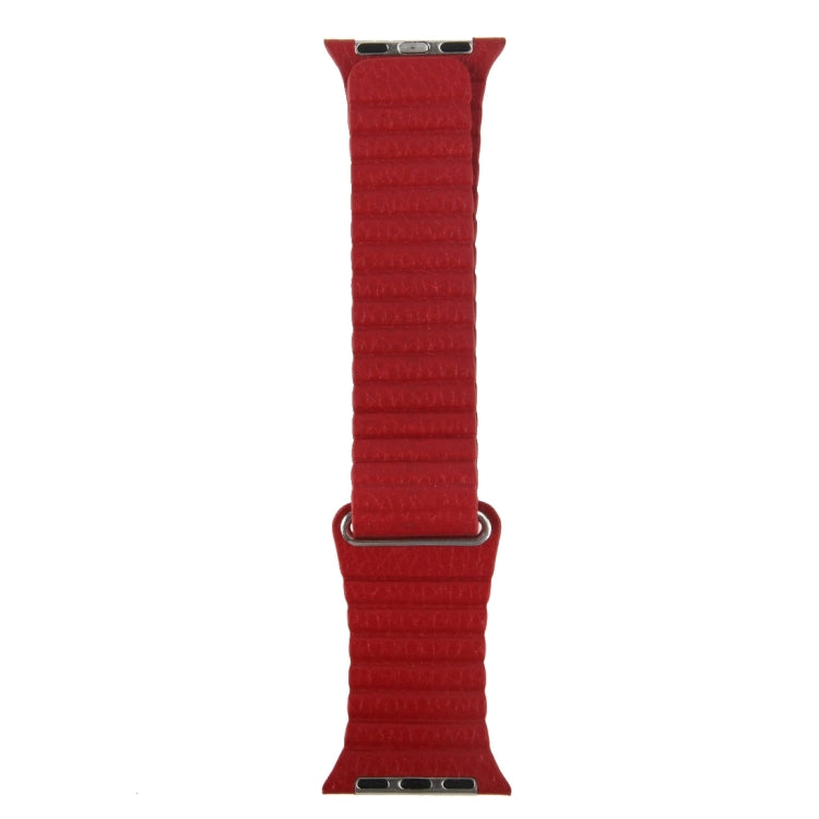 PU Leather Apple Watch 38mm Band with Magnetic Closure